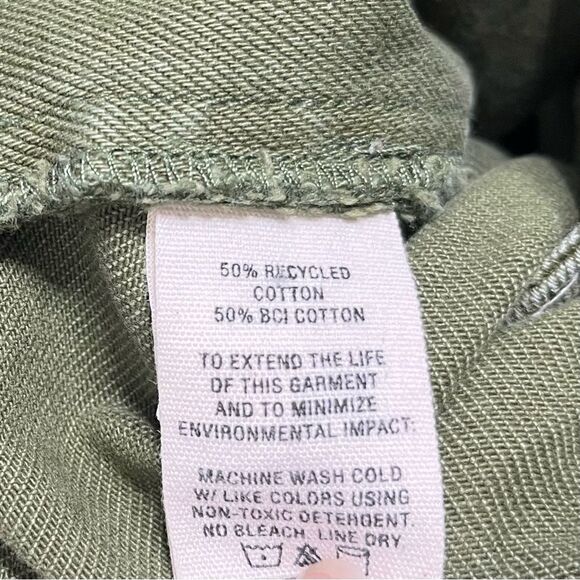 Alex Mill Claire Saffitz Utility Overalls Women’s Small Green Cotton Workwear - Picture 11 of 12